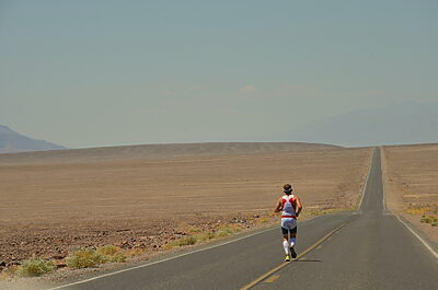 Half Marathon in the Death Valley