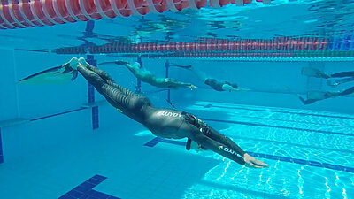 Freediving world championship in a pool in Serbia