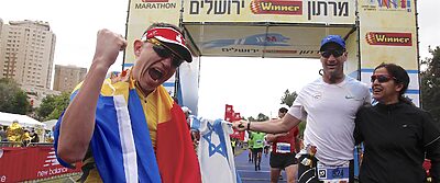 Maratonul în Ierusalim în tempoul 7:40