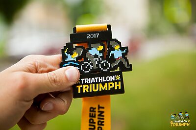 Triumph’альный старт триатлона на открытом воздухе!